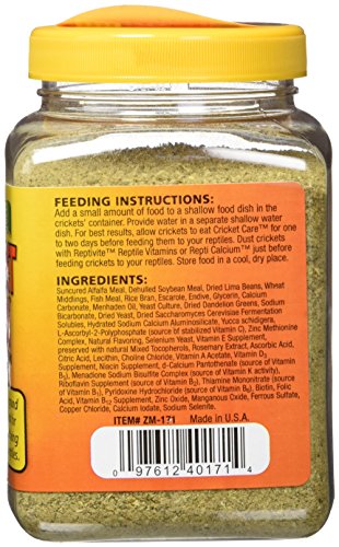 Zoo Med Natural Cricket Care, 10 oz - size: 10 Ounce (Pack of 1)