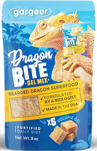 Gargeer 3oz Bearded Dragon Food. Complete Gel Diet for Both Juveniles and Adults. Proudly Made in the USA, Using Premium Ingredients, Fortified Gourmet Formula. Enjoy! - size: 3 Ounce (Pack of 1)