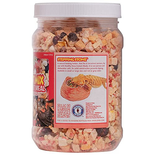 Healthy Herp Fruit Mix Instant Meal Reptile Food - Bearded Dragon Accessories & Bearded Dragon Food - Nutritious Blend for Bearded Dragons, Box Turtles, Tortoises, Hermit Crabs - 3.5 oz (99g) - size: 4.3 Ounce (Pack of 1), style: Jar
