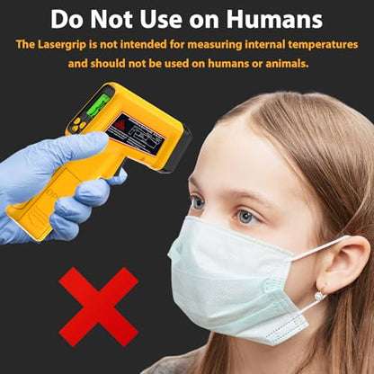 FKM Infrared Thermometer Gun Non-Contact Laser Temperature Gun,-58°F~986°F(-50°C~530°C) AdjustableEmissivity,Digital Thermometer Gun for Cooking,Oven,Griddle,Automotive,HVAC,Industrial,Not for Human - style: -58°F~986°F (-50°C~530°C)