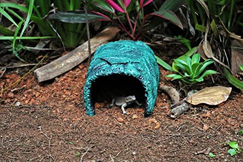 MODERNJOE'S Stone Cave Shelter Hiding Turtle House - Rock Hideout Cave for Reptile.Decorative for Aquariums & Terrariums.Perfect for Lizards,Snakes,Amphibians,Frogs,Turtles,Bearded Dragons -Large size