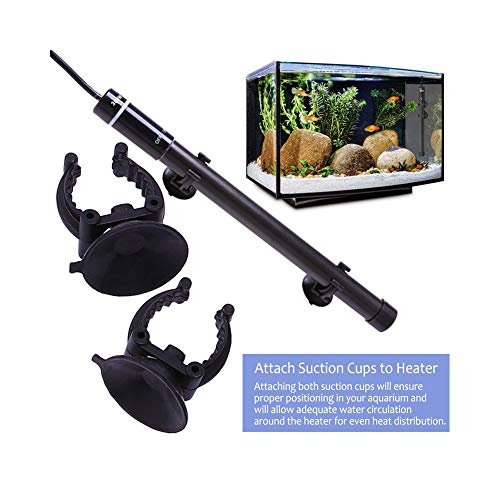 MQ Titanium Alloy 500W Aquarium Heater for Salt and Fresh Water, Digital LED Display Submersible Heater with External Thermostat Controller, for Fish Tank 70-80 Gallon - size: 500W for 70-80 Gallon Tank