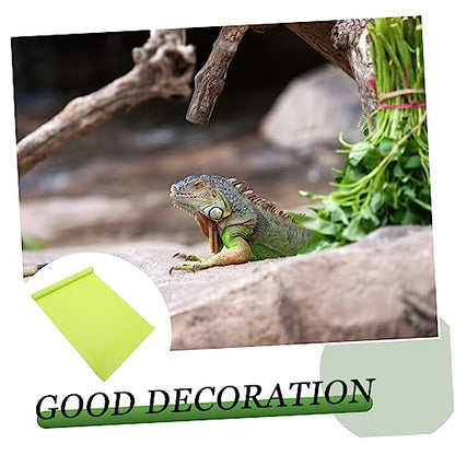 Happyyami 2pcs Reptile Carpet for Terrarium Bedding Non-Absorbent Mat for Bearded Dragon Turtles Snakes and Lizards - size: 150X45CM