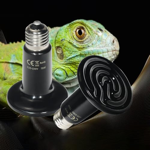 Reptile Heating lamp, pet Heating and Insulation Equipment, only Heats up and Does not emit Light, Suitable for Crawling Pets, Reptiles, Amphibians, Pets - size: A2
