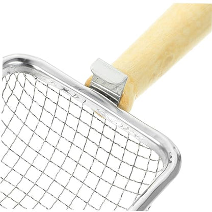 UKCOCO Cat Litter Scoop with Non Slip Handle Fine Mesh Sifter for Reptile Terrarium Cat Waste Cleanup Durable Design for Easy Scooping and Efficient Cleaning