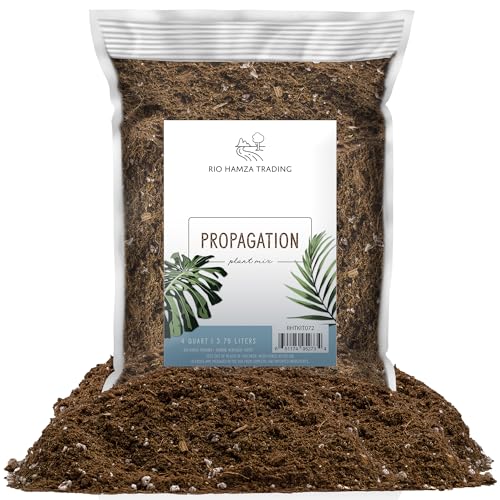 Planting Mix for Plant Propagation (4 Quarts), Hand Blended Soilless Mix for Propagating Plants, House Plants, and More - size: 4 Quarts