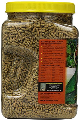 Zoo Med Natural Iguana Food Formula, 40-Ounce, Juvenile - size: 40 Fl Oz (Pack of 1)