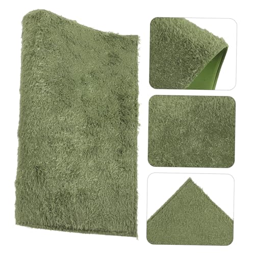 Abaodam Reptile Terrarium Carpet Mat Reusable Fake Moss Bedding for Snakes Lizards Turtles Moisture Retaining Substrate for Climbing Pets Reptile Accessory