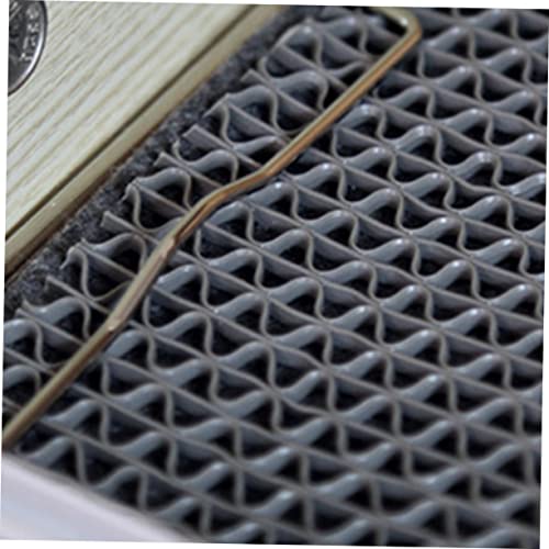 Abaodam 1 Set Reptile Carpet Substrate Mat for Lizard Cage Durable Terrarium Liner Bedding for Snakes Turtles and Lizards Washable and Reusable Breathable and Comfortable - color: Dark Grey