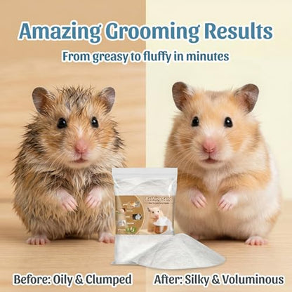 Sukh 47OZ Hamster Sand Bath - Fine Desert Sand Hamster Bedding Reptile Silica Sand Gerbil Hideout for Hamster Squirrel Guinea Pig Rabbit Chinchillas Gerbil Syrian Mice Small Animals Small Pets - size: 47 OZ