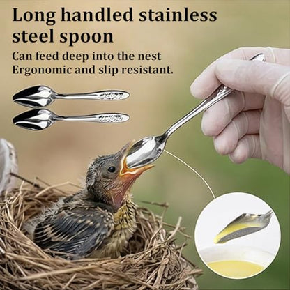 Baby Bird Feeding Syringe Set, Small Pet Parrot Feeding Tubes for Birds, Hand Feeding Tubes Kit Parrot Feeder Food Feeding & Watering Supplies for Small Pet Baby Birds (23 Pcs) - color: 23 Pcs