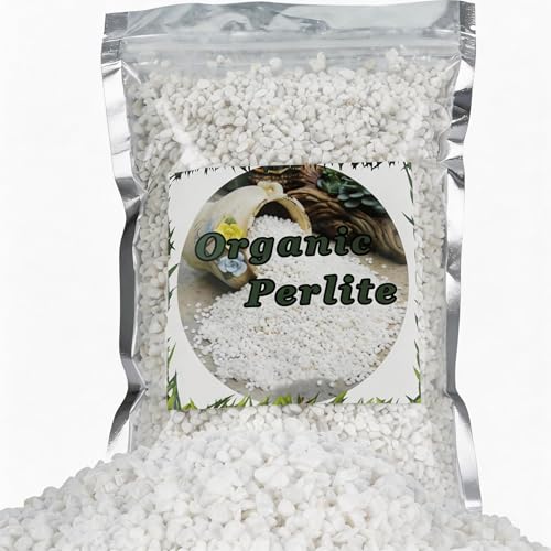 Doter Organic Perlite for Plants, Soil Amendment for Enhanced Drainage and Growth, Ideal for Potting Mixes (1 Quart) - color: Perlite, size: 1qt