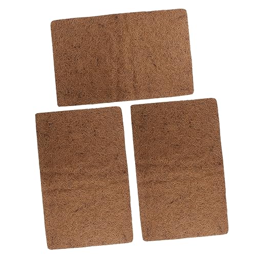YARNOW 3pcs Reptile Supplies Mat Breathable Bedding Liner Cypress Mulch Reptile Bed Mat for Lizard Tank Accessories