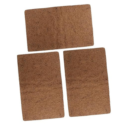 YARNOW 3pcs Reptile Supplies Mat Breathable Bedding Liner Cypress Mulch Reptile Bed Mat for Lizard Tank Accessories