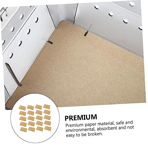 Toyvian 50 Sheets Reptiles Breeding Box Paper Mat Kraft Paper Liner for Reptile Habitat for Snakes Lizards and Turtles