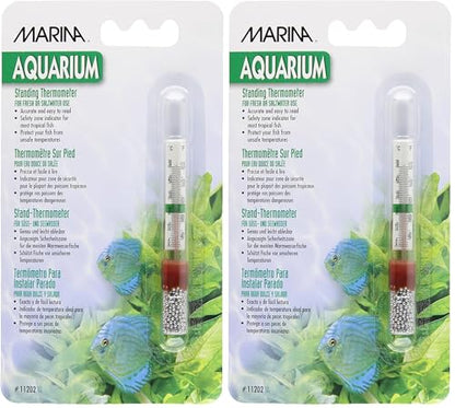 Marina Large Standing Thermometer - Provides Temperature in Fahrenheit and Celsius (Pack of 2) - size: No Size (Pack of 2)