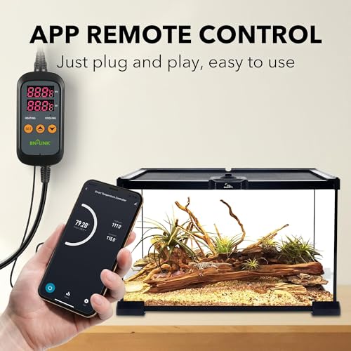 BN-LINK Smart WiFi Digital Temperature Controller Heating Cooling, Works with Alexa and Google Home. For Reptiles Aquarium Carboy Homebrew Breeding Fermenter Seed Germination °C/°F -40-176°F 15A/1875W - style: T10 WIFI
