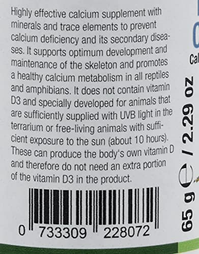 Nekton-Rep Calcium-PUR+ Calcium Preparation for All Reptiles and Amphibians 65gm / 2.29oz - size: 75gm/ 2.65oz
