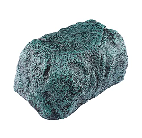 Reptile Large Opening Rock Cave Habitat Hide – Premium Non-Toxic Resin for Aquariums & Terrariums. Ideal for Amphibians,Lizards,Snakes,Bearded Dragons,Geckos,Scorpions,Frogs,Spiders... Large Size