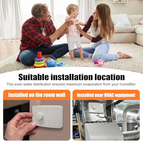 4655 Manual Whole House Humidifiers/Wall Mounted Humidifier Control Humidistat For AprilAire Manual Humidifier Whole House,24VAC