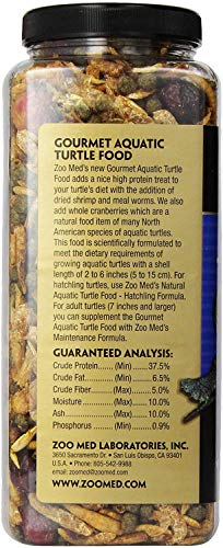 Zoo Med Gourmet Aquatic Turtle Food 11 oz - Pack of 2 - size: 11 Ounce (Pack of 2)
