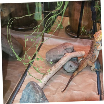 Toddmomy Decorative Reptile Vine Flexible Artificial Plant for Terrariums and Reptile Tanks Climbing Accessory for Lizards Geckos and Chameleons and Stylish Home Decor