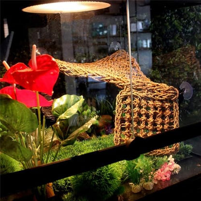 PINVNBY 5 PCS Bearded Dragon Hammock, Flexible Jungle Climber Reptile Vines Terrarium Decor Bearded Dragon Tank Accessories for Climbing, Chameleon, Lizards, Gecko, Snakes, Crested Gecko - size: 5 PCS