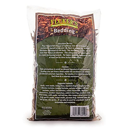 Fluker's Premium Tropical Cypress Bedding for Reptiles, 5 QT (Pack of 4) - size: 10 Pound (Pack of 4)