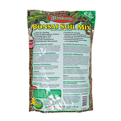 Hoffman 10708 Bonsai Soil Mix, 2 Quarts, Brown/A - size: Pack of 1