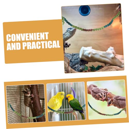 3pcs Climbing Vine Toys for Crabs Reptile Tank Climbing Ropes Rope Ladders Terrarium Decor