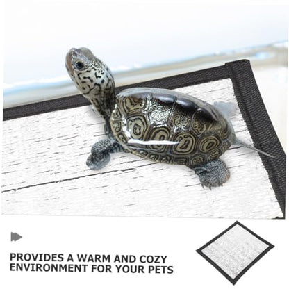 BESPORTBLE Heating Mat for Reptiles and Small Animals 12 x 18 Waterproof PET Heating Pad Reflective Film for Turtles Frogs and Other Crawling Pets - size: 16.00X16.00X0.10CM