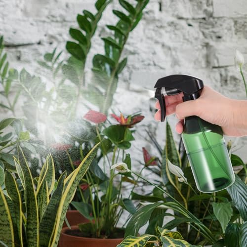 2pcs 300ml Plant Watering Spray Bottles with Fine Mist for Hairdressing and Indoor Gardening Household Refillable Sprayers for Flowers and Balcony Plants