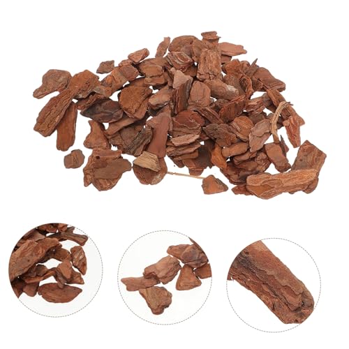 Totority 1bag Terrarium Bark Chips Bedding for Reptiles Natural Decorative Substrate for Tank and Aquarium Safe Rustic and Easy to Arrange for Snakes Lizards and Turtles Lb
