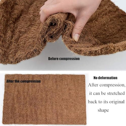 Hamiledyi Reptile Carpet 118" L x 16" W Natural Coconut Fiber Tortoise Carpet Mat for Pet Terrarium Liner Reptile Supplies for Lizard Snake Chamelon Turtle Bedding Bunny Rabbit Mat - size: 1 Pack/118 x 16 Inch