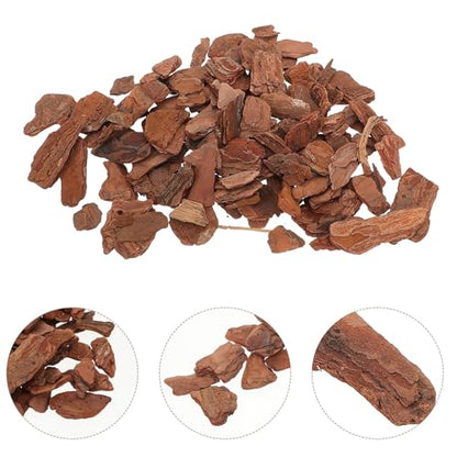 Reptile Bark Chips Terrarium Bedding Natural Pine Bark Pieces 3-5cm Tank Substrate for Turtle Lizard Habitat Decoration