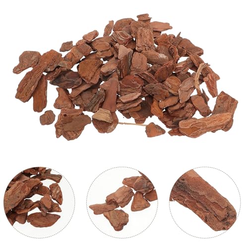 Beavorty Reptile Tree Bark Chips Substrate 3-5cm Natural Pine Bark Bedding for Turtle Lizard Terrarium Environment Decoration Pet Supply