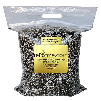 rePotme Christmas Cactus Imperial Potting Soil Mix - Mini Bag (2 Quarts) - color: Christmas Cactus, size: Mini Bag