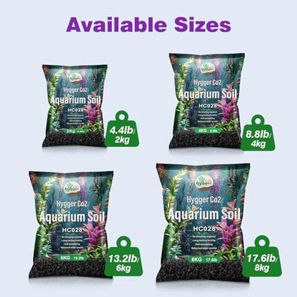 Upgraded Aquarium Soil Water Grass Mud, Ideal for Fish Tank Aquascaping Aquarium Substrate Soil for Plants and Shrimps, No Need to Wash (4.4 Pounds) - size: 4.4 Pounds