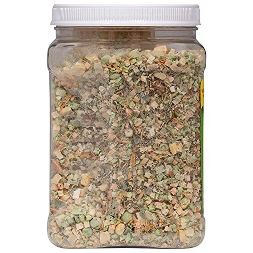 Healthy Herp Veggie Mix Instant Meal for Reptiles - Nutritious Bearded Dragon Accessories, Bearded Dragon Food - Made in USA - Quick Prep, Ideal for Box Turtles, Lizards, Tortoises - 7.5 oz (212g) - size: 7.5 Ounce (Pack of 1), style: Jar