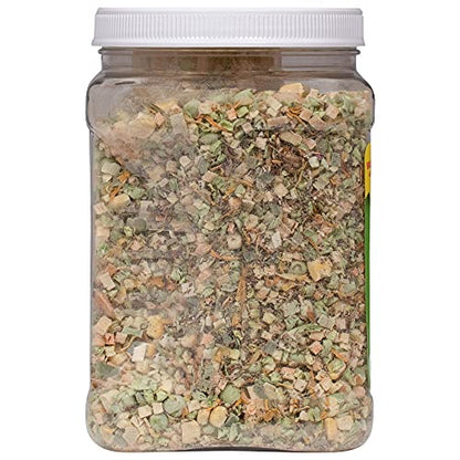 Healthy Herp Veggie Mix Instant Meal for Reptiles - Nutritious Bearded Dragon Accessories, Bearded Dragon Food - Made in USA - Quick Prep, Ideal for Box Turtles, Lizards, Tortoises - 7.5 oz (212g) - size: 7.5 Ounce (Pack of 1), style: Jar