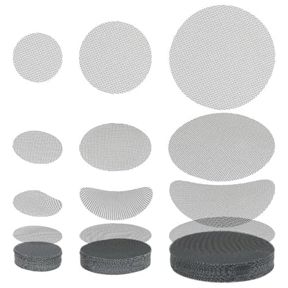 150 Mesh for Plant Plant Hole Mesh Pads Drainage Screen Plastic Round Flower Hole MeshScreen Cover Pad 2 3 4 Inch Assorted SizesMesh Preventing Soil Leakage