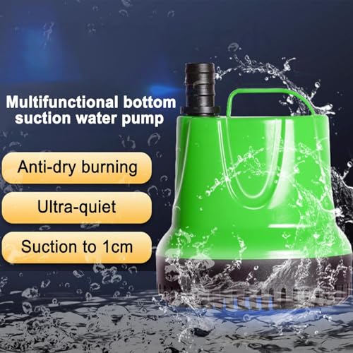 Aquarium Submersible Pump | Fish Tank Water Pump,Silent Circulation Filter Device Suction Cup for Drainage Pond Terrarium Outdoor Sump Pool Irrigation