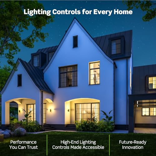 Leviton Toggle Slide LED Advanced Dimmer Switch for 150W Dimmable LED, Halogen and Incandescent Bulbs and Fixtures, TSL01-10E, Black - color: Black