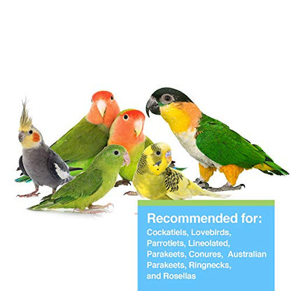 Hari Tropimix Bird Food for Cockatiels and Lovebirds, Hagen Parrot Food with Seeds, Fruit, Vegetables, Vitamins & Amino Acids, 8 Pound (Pack of 1) - size: 8 Pound (Pack of 1)