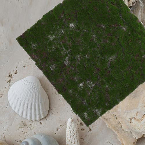 Artificial Moss Grass Mat 30cm Faux Moss Turf for Crafts Reptile Terrariums Decorative Fake Grass Placemat Indoor Gardening Wall Decor