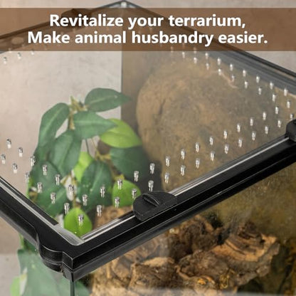 Enclosures Lid Clip Compatible with Exo Terra, Suitable for Terrariums and Animal Cages, Easy-Lock Frame 6Pcs