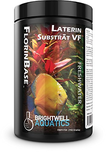 Brightwell Aquatics FlorinBase Laterin Substrat VF - Very Fine Granular High Porosity Clay Base Substrate for Planted and Freshwater Shrimp Aquaria, 700 Grams - size: 700-g