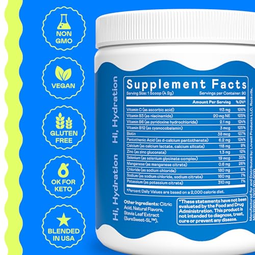 Hi-Lyte Electrolyte Powder, Daily Hydration Supplement Drink Mix, 90 Servings | Sugar-Free, 0 Calories, 0 Carbs | No Maltodextrin. Gluten-Free | Supports Keto | Light Refreshing Flavor (Pink Lemonade) - style: Pink Lemonade - 90 Servings