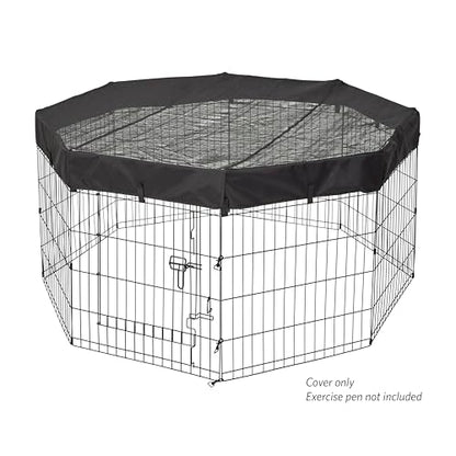 MidWest Homes for Pets Octagon Exercise Pen Fabric Mesh Top