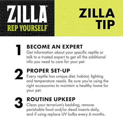 Zilla Rapid Sense UV Detecting Pet Reptile Terrarium Décor, Detects UVB Levels, Crocodile Skull, Medium - size: Medium